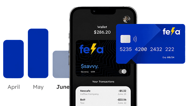 Application FEZA PAY et carte bancaire